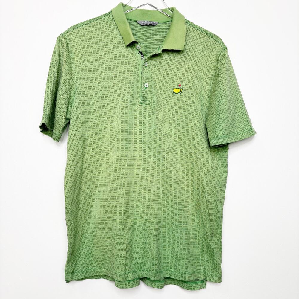 Bobby Jones Masters Green 100% Cotton Golf Polo M